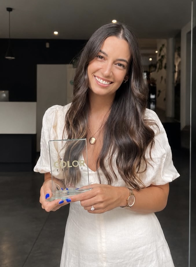 Georgia, hair stylist and Wella Colour Expert at Salon 28